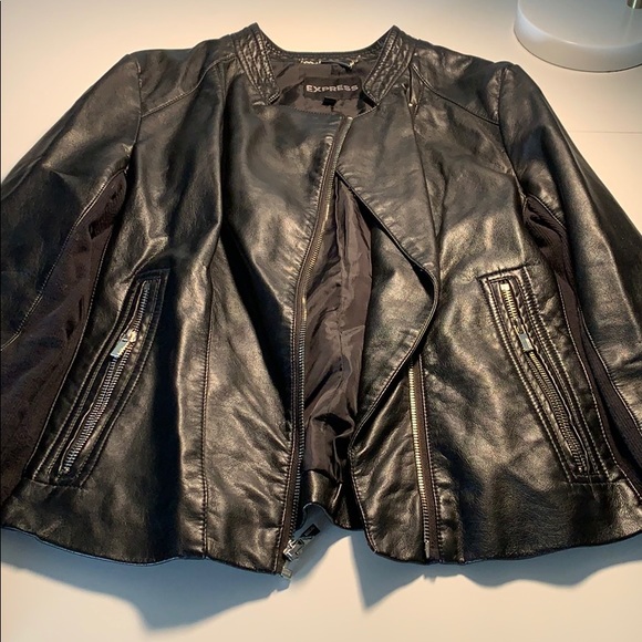 Express Jackets & Blazers - Express Faux Leather Jacket